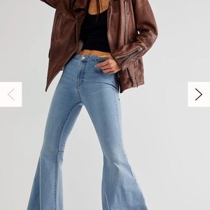 We the free just float on flare jeans